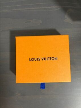 Louis Vuitton Orange Box with Blue Pull Tab